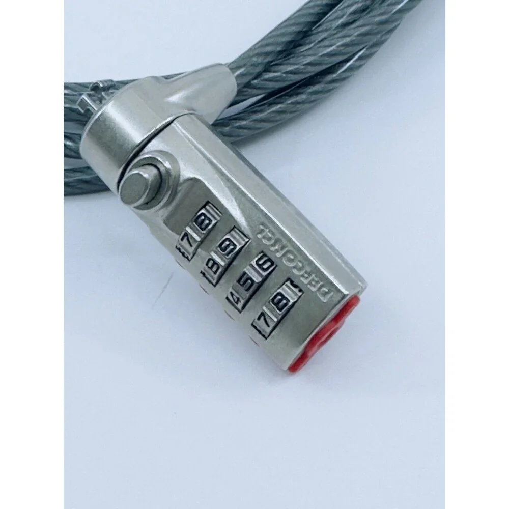 Kensington Laptop Computer MicroSaver Security Cable W/lock J76700